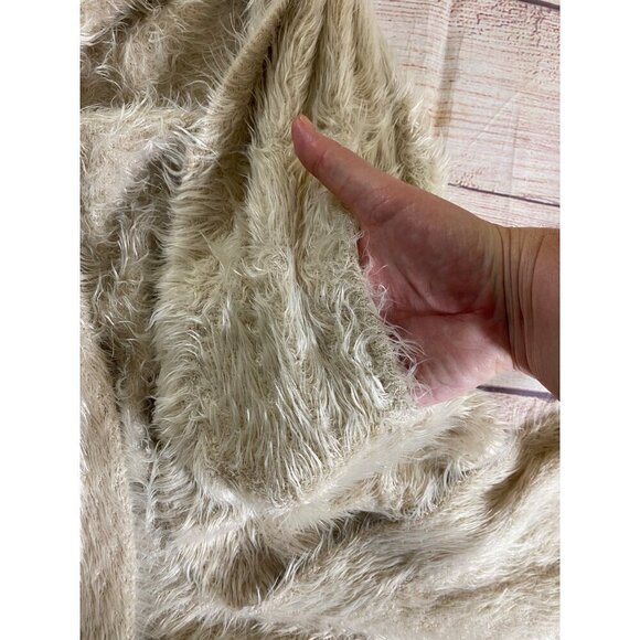 Free People Women's Creal Eyelash Open Front Maxi Cardigan - XL - Picture 12 of 12